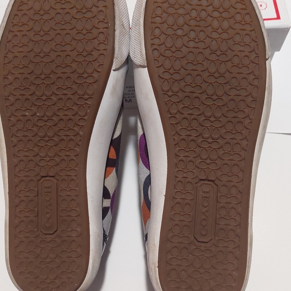 Coach Barrett Poppy sneakers brown patent trim - Picture 13 of 15